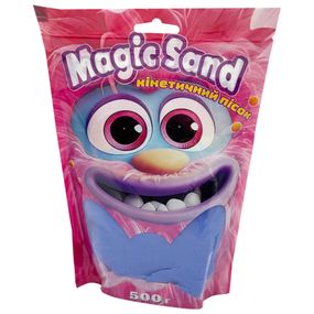 Креативное творчество "Кинетический песок Magic sand" 39403-9 синий 500 грамм