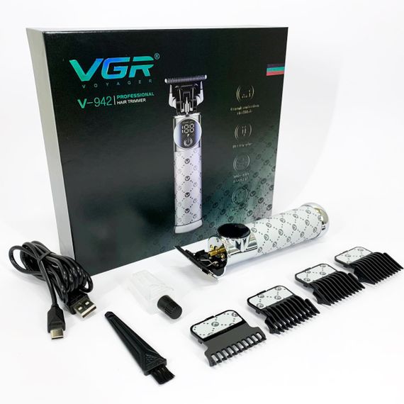 Набір машинок для стрижки VGR V-942, Машинка для стрижки хороша Електрична машинка потужна FA-24 | Зображення 7