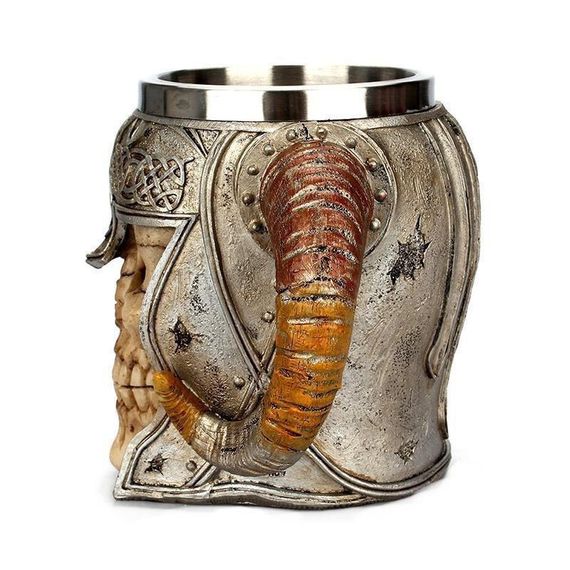 Кухоль Чашка Bikінг Inury 3D Неіржавка сталь | Зображення 6