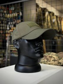 Тактична Бейсболка Олива 4.5.0,Глибока посадка + Сітка в середині Olive