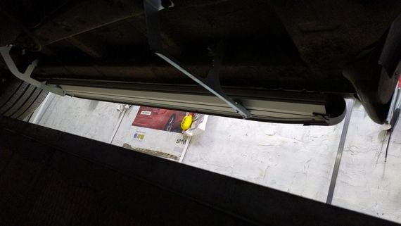 Бокові пороги Maya Blue-Black (2 шт., Алюміній) для Hyundai Santa Fe 2 2006-2012рр | Зображення 1