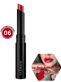 Помада-стик Stylo Farmasi 06 Сверкающий красный 1,8 г