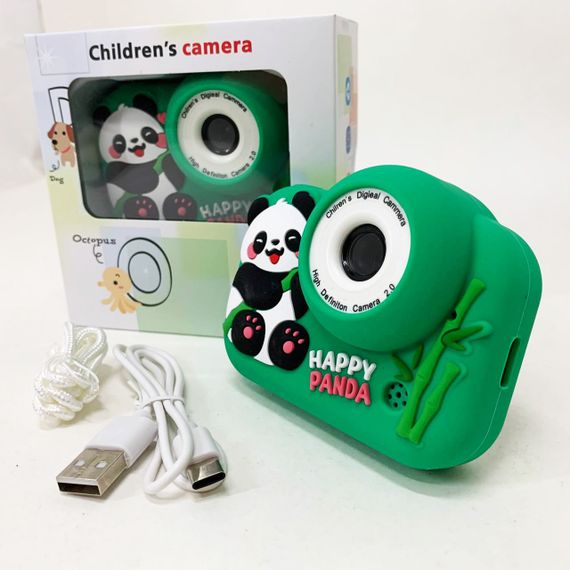Детский фотоаппарат Панда Green | Зображення 3