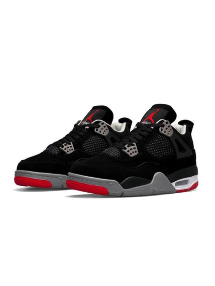Чоловічі кросівки Air Jordan 4 Retro M Bred , весна, літо, осінь , В'єтнам 42 26.5 см | Зображення 3