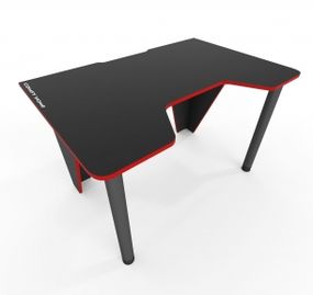 Стол компьютерный Comfy-Home Frost-2 черныйкрасный