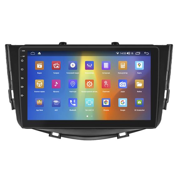 Штатная магнитола Lesko для Lifan X60 I Рестайлинг 2 2016-н.в. 9" 2/32Gb CarPlay 4G Wi-Fi GPS Prime Лифан | Зображення 1