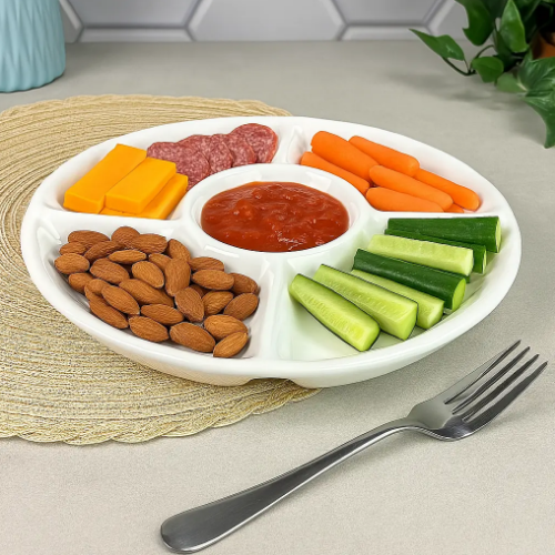 Блюдо Limited Edition ROUNDS /менажниця/ кругла 5 секцій/25 см | Зображення 1