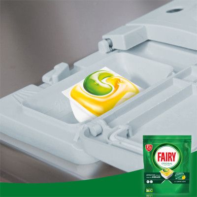 Таблетки для посудомоечных машин Fairy Original All in One Lemon 92 шт. (8006540726945) | Зображення 4
