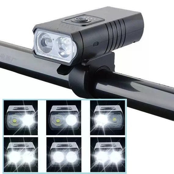 Велофонарь F0-60-2T6, водонепроницаемый BW-35