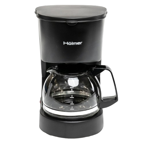 Кавоварка електрична крапельна 600W 600мл чорний HCD-012 Holmer | Зображення 8