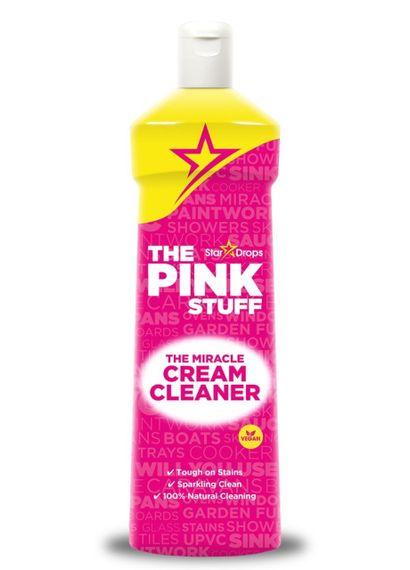 Абразивний крем для чищення твердих поверхонь The Pink Stuff The Miracle Cream Cleaner 500мл