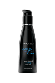 Охолоджуючий лубрикант на водній основі WICKED AQUA CHILL 120ML