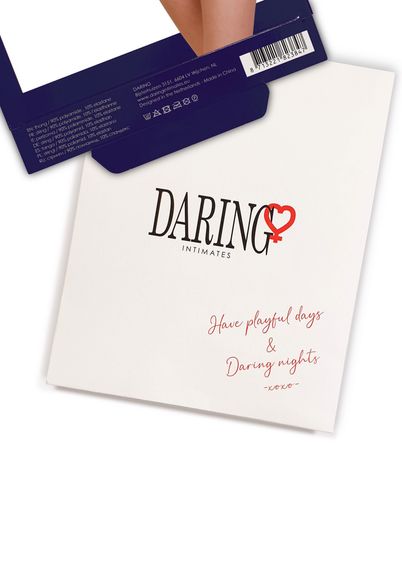 Трусики з квітковою аплікацією та відкритим доступом Daring Intimates чорний, S/M | Зображення 7