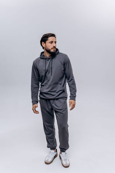 Костюм чоловічий (unisex) графіт двохнитка