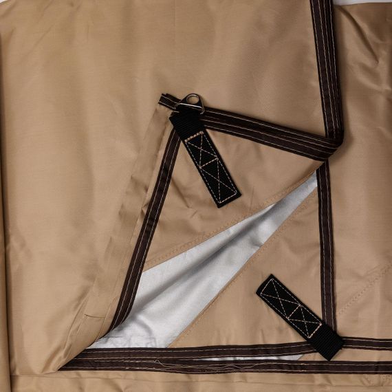 Тент навіс туристичний 3х2.95 м від сонця, дощу з люверсами Бежевий SJ-0081 | Зображення 3