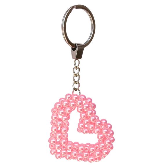 Набор для творчества Брелок из бусин "Сердце" ВН-001, 6,5х5,5 см | Зображення 1