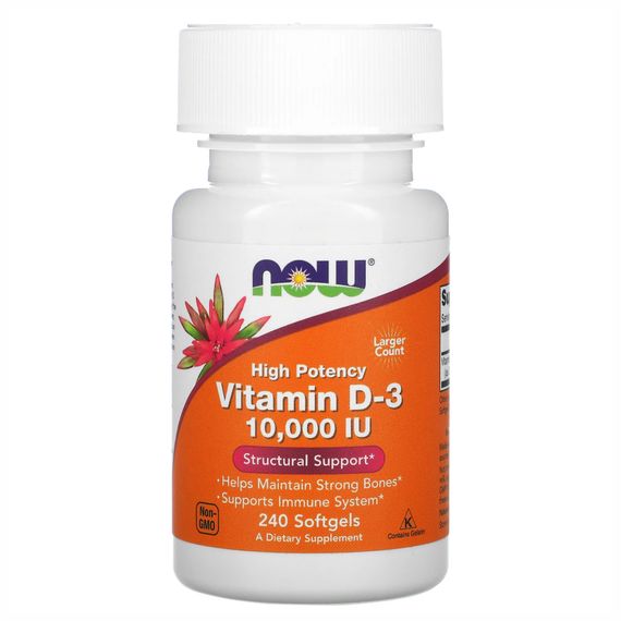 VIT D-3 10,000 IU - 240 sgels