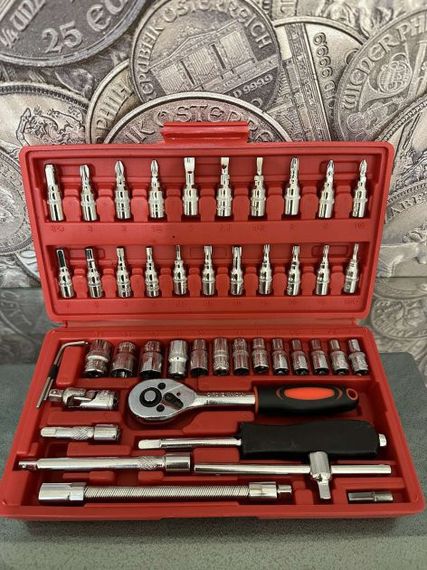 Набір інструментів Piece Tool Set 46 предметів в ударостійкому кейсі | Зображення 2