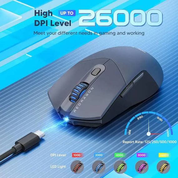 Миша Redragon ST4R Pro M917GB-PRO Black (72209) | Зображення 4