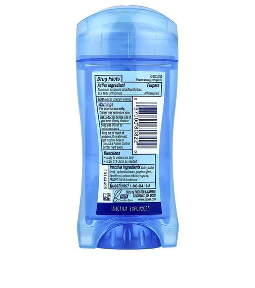Дезодорант-антиперспірант жіночий Secret OUTLAST 72h Gel Completely clean (73 g) | Зображення 1