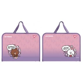 Папка-портфель на блискавці Line Friends YES 492315 Різнокольоровий shop (5056574451835)