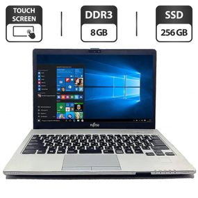 Ультрабук Б-класс Fujitsu LifeBook S935 / 13.3" (1920x1080) IPS Touch / Intel Core i5-5300U (2 (4) ядра 2.3 - 2.9 GHz) / 8 GB DDR3 / 256 GB SSD / Intel HD Graphics 5500 / WebCam / VGA / Windows 10 Pro б/у