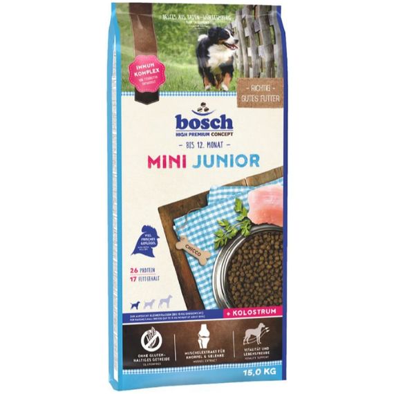 Сухий корм для цуценят Bosch Mini Junior 15 кг (4015598013024)