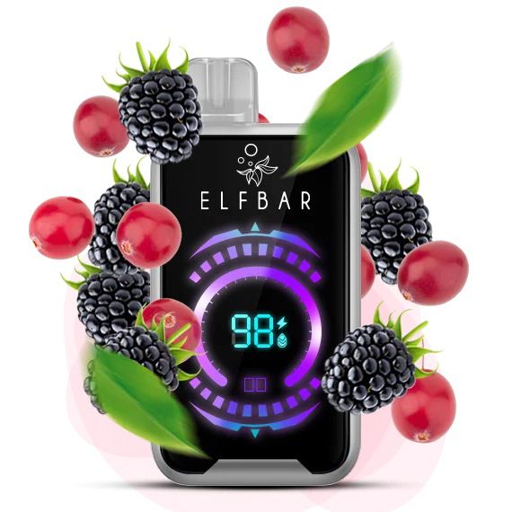 ELF BAR FS18000 5%. Ожина Журавлина (Blackberry Cranberry)