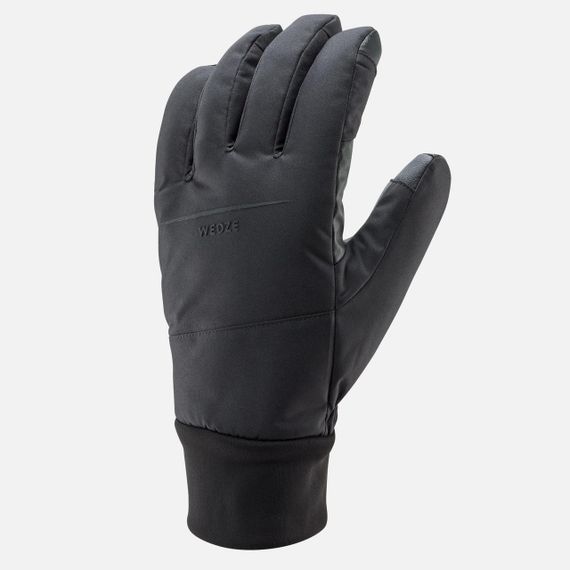Рукавички 100 для лижного спорту для дорослих чорні - 2XL | Зображення 3