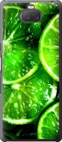 Чохол на Sony Xperia 10 I4113 Зелені часточки лимона "852t-1688-2448"