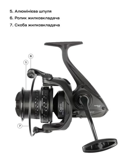 Котушка Brain NRG SE 5500S 10+1BB | Зображення 7