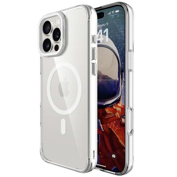 Чохол TPU Space Case Apex with MagSafe для Apple iPhone 16 Pro Max (6.9") Silver | Зображення 6