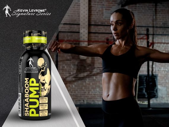 Предтренировочный комплекс Kevin Levrone Shaaboom Pump Juise Shot 120 ml (Grapefruit - Lime) | Зображення 3