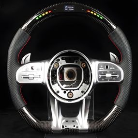 Кермо AMG 2018-Style (Карбон, LED, 4pin) для Mercedes GLE W167 2018- рр