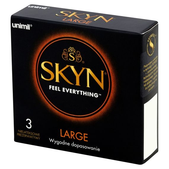 Презервативы UNIMIL SKYN BOX 3 LARGE Sex Aura