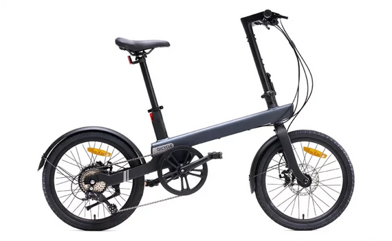 Электровелосипед QiCYCLE F-1 складной 250W 36V 6Ah с LCD дисплеем и дисковыми тормозами. | Зображення 1