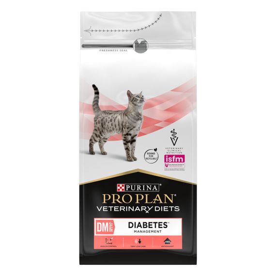 Сухой корм для кошек с сахарным диабетом Purina Veterinary Diets DM Diabetes 1.5 кг