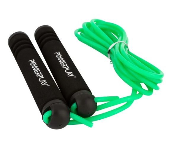 Скакалка PowerPlay 4205 Classic Plus Jump Rope Зелена 2,7 м (PP_4205_Green) | Зображення 4