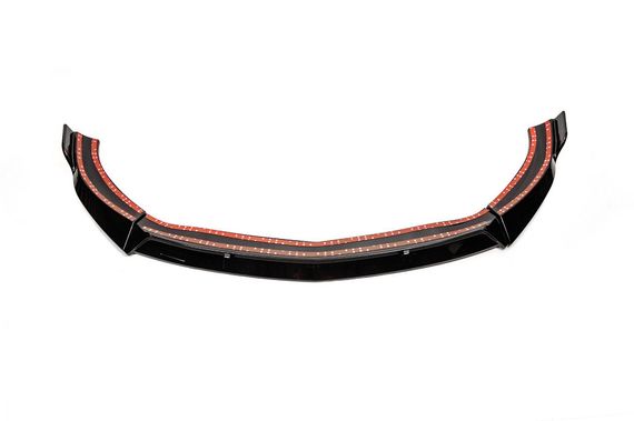 Передня лип накладка V1 (чорна) для Mercedes CLA C117 2013-2019рр. | Зображення 1