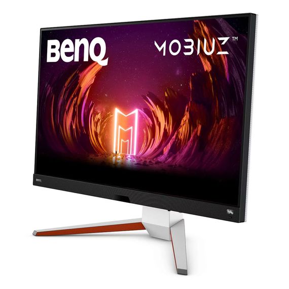 TFT 32" BenQ EX3210U, 4K UHD, IPS, 144Hz, 1 мс, HDMI, DP, USB-hub, HAS, колонки, білий | Зображення 2