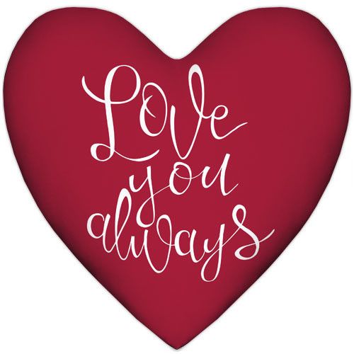 Подушка серце XXL Love you always 57x57 см (6PS_17L001)