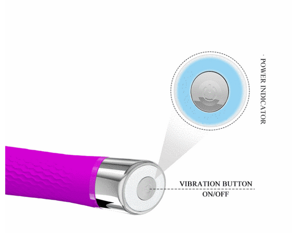 Вибромассажер серии Pretty Love Sebastian Purple 12 режимов вибрации sexstyle | Зображення 15