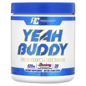 Передтренувальний комплекс Ronnie Coleman Yeah Buddy, Pre-Workout Energy Powder 270 g (Strawberry Lemonade)