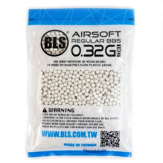 Шарики для страйкбола BLS BLS-WHITE-032-1 0.32 1 кг 3125 шт белые | Зображення 1