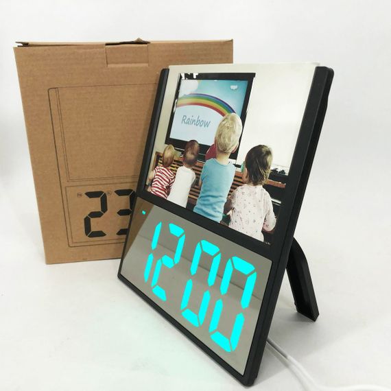 Практичний настільний годинник з підсвічуванням DS-6608, Настільний годинник з led підсвічуванням NW-25 | Зображення 3