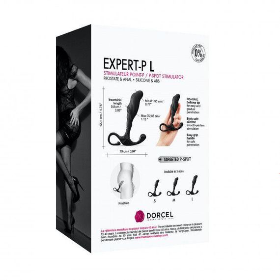 Ручной эргономичный массажер простаты Dorcel Expert P size L | Зображення 5