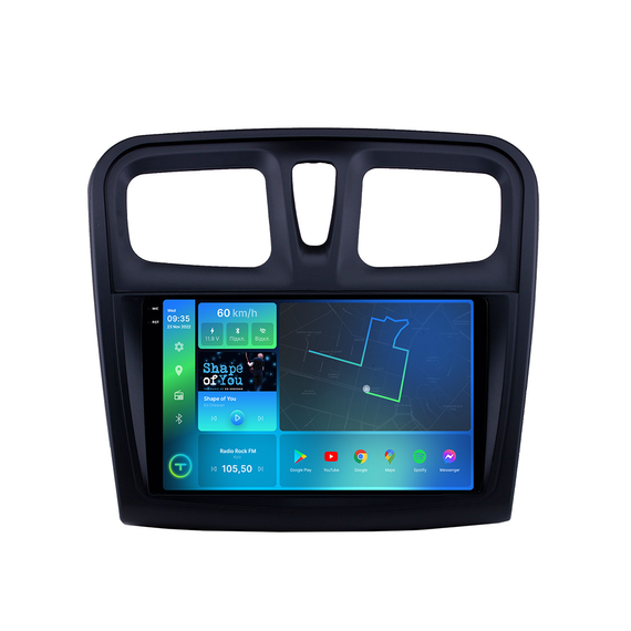 Штатна магнітола Torssen 2K Renault Sandero/Logan 14-19 F98256 4G Carplay DSP | Зображення 1
