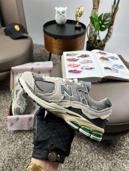 Кросівки New 2002R New Grey Beige Green , текстиль , В'єтнам | Зображення 4