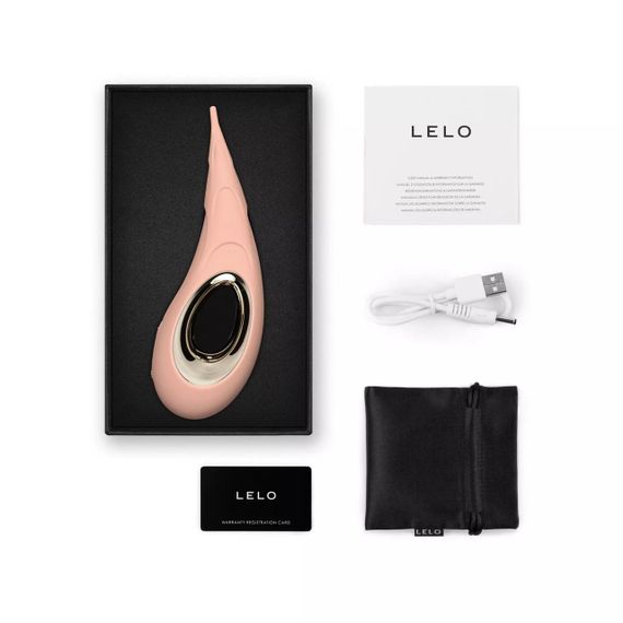 Кліторальний вібратор LELO DOT Cruise Peach Please, точкова стимуляція, технологія Infinite Loop Sex Aura | Зображення 5