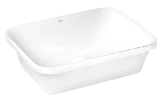 Комплект Qtap Scorpio: Раковина врізна прямокутна 510х390х145 мм White + Донний клапан PU02 (QT1411K490WN47290) | Зображення 3